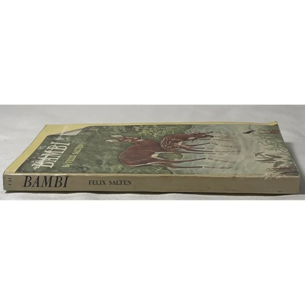 Bambi 1966 Pocket Book 4th Printing Paperback by Felix Salten‎